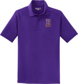 Sport-Tek Dry Zone Raglan Polo, Purple